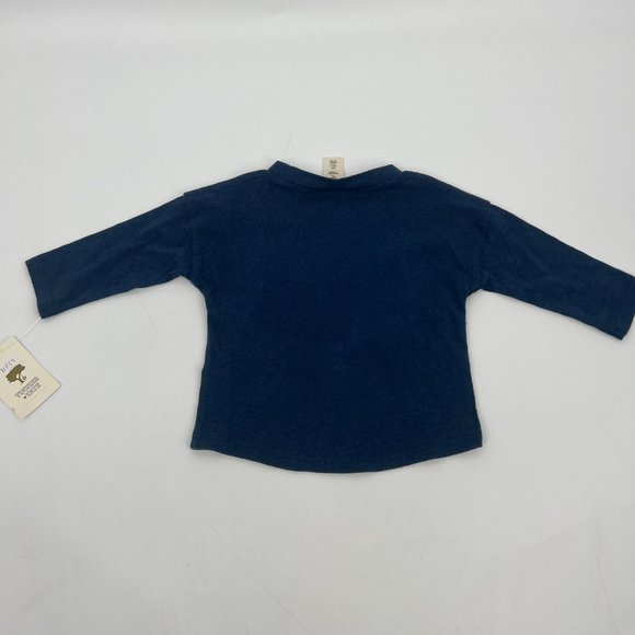 Tucker + Tate Babies' Long Sleeve Graphic Tee In Navy Denim Non Stop Fun 6M NWT - Picture 3 of 6